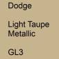 Preview: Dodge, Light Taupe Metallic, GL3.